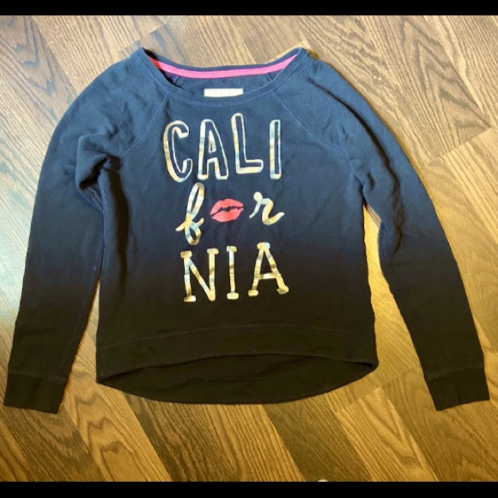 Hollister scoop neck sweatshirt